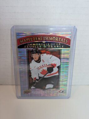 2025-2026 Team Canada  Maple Leaf Immortals Hockey Card  ML- 2 Nathan MacKinnon